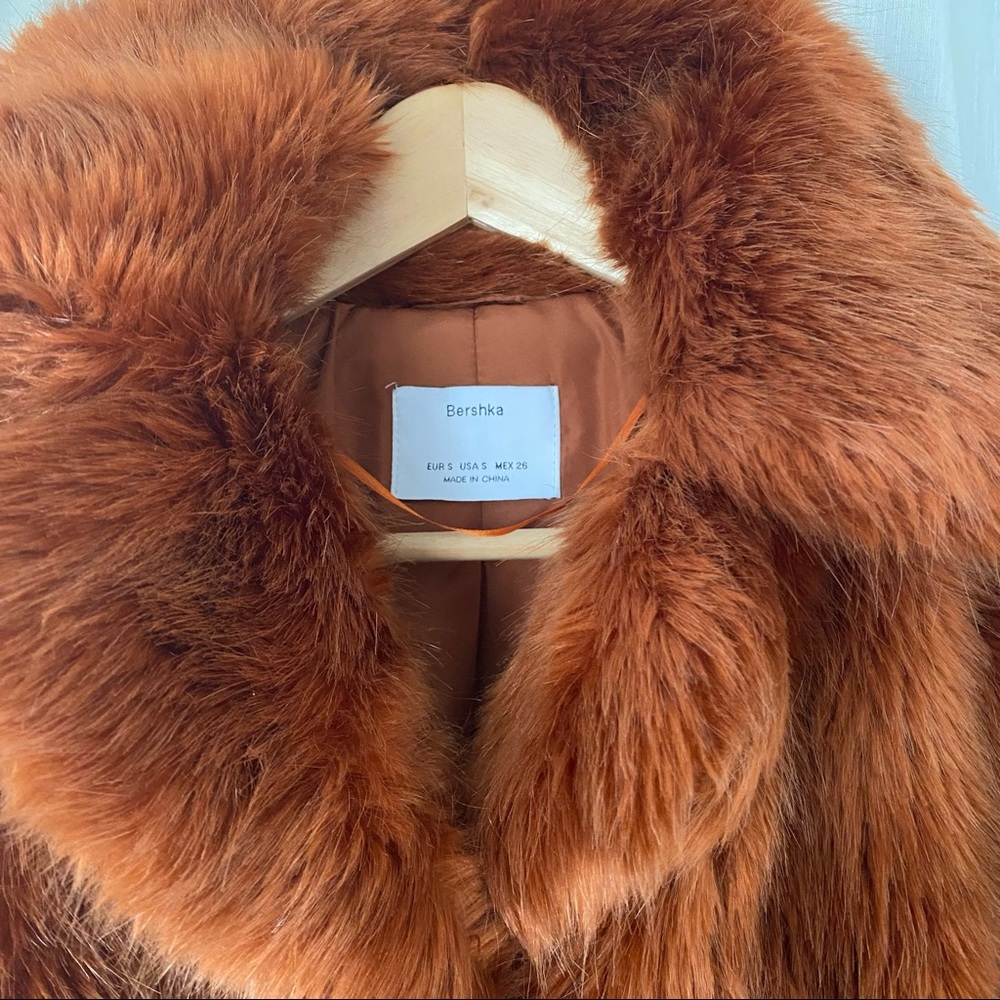 Bershka Faux Fur Jacket